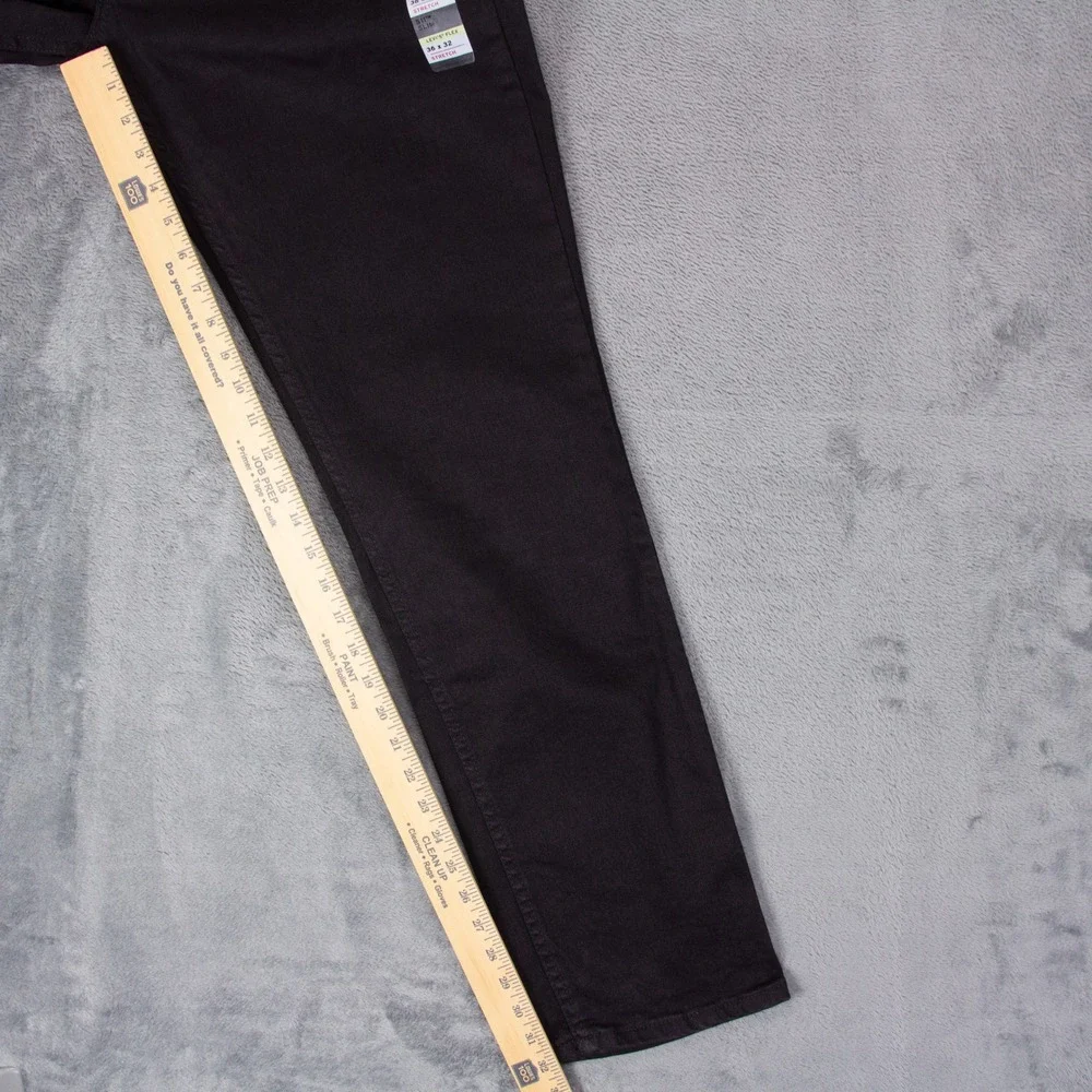 NWT Levis 511 Slim Fit Flex Mens Black Stretch Denim Jeans 36x32 04511-5345
